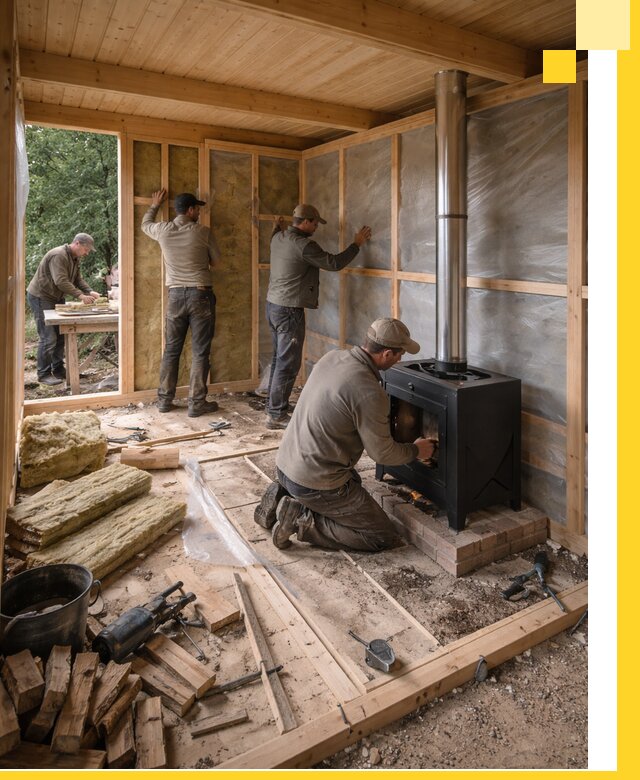 Профессиональный монтаж бань под ключ в Тайшете для дома