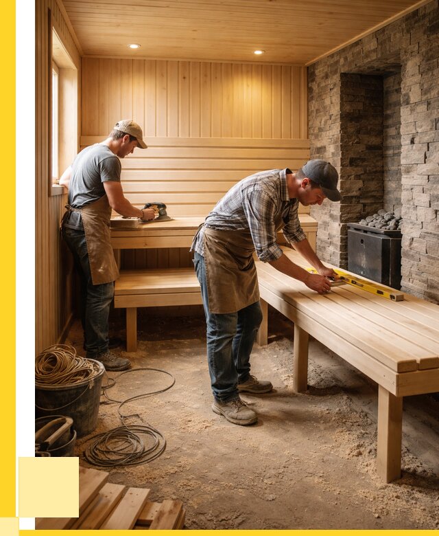 Отделка бани в Тайшете: внутренняя отделка от 3116 р. | ЭриданТшт