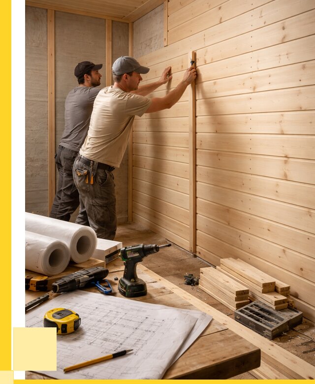 Обшивка бани вагонкой в Тайшете от 1246 р., ЭриданТшт