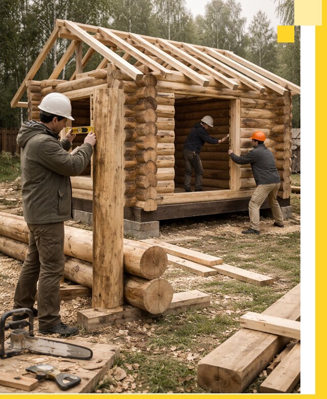 Строительство бань для дачи под ключ в Тайшете с доставкой и монтажом