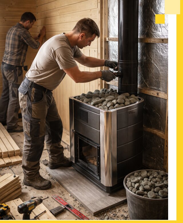 Проектирование и строительство парилок для бани в Тайшете под ключ