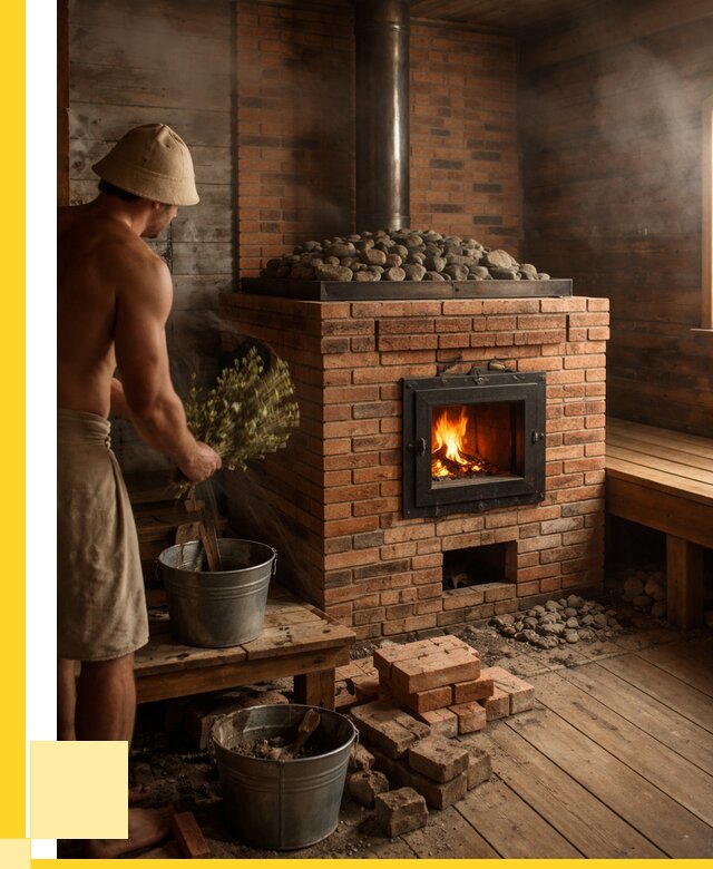 Кирпичные банные печи в Тайшете от 93465 р. | ЭриданТшт