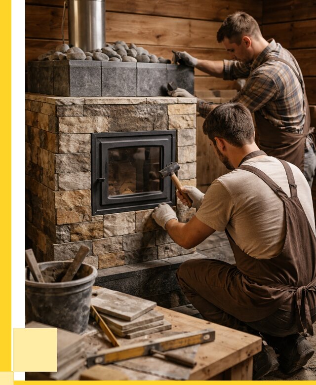 Облицовка банной печи в Тайшете от 15578 р. | ЭриданТшт