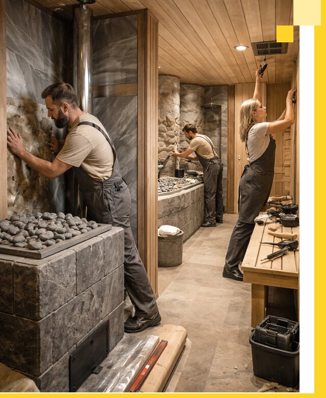 Строительство бань и SPA процедур в Тайшете под ключ и отделкой