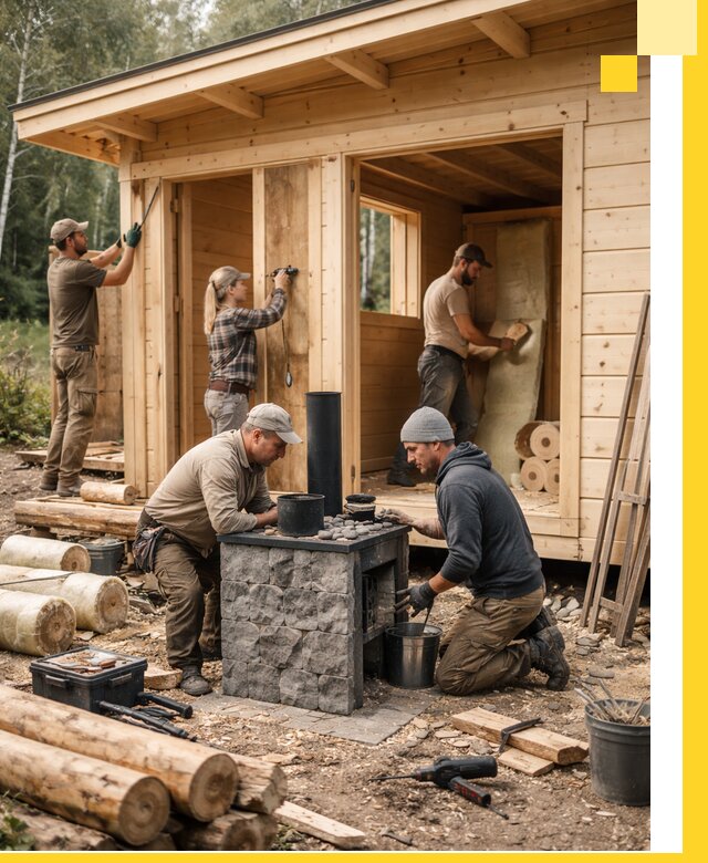 Купить баню под ключ в Тайшете строительство монтаж отделка