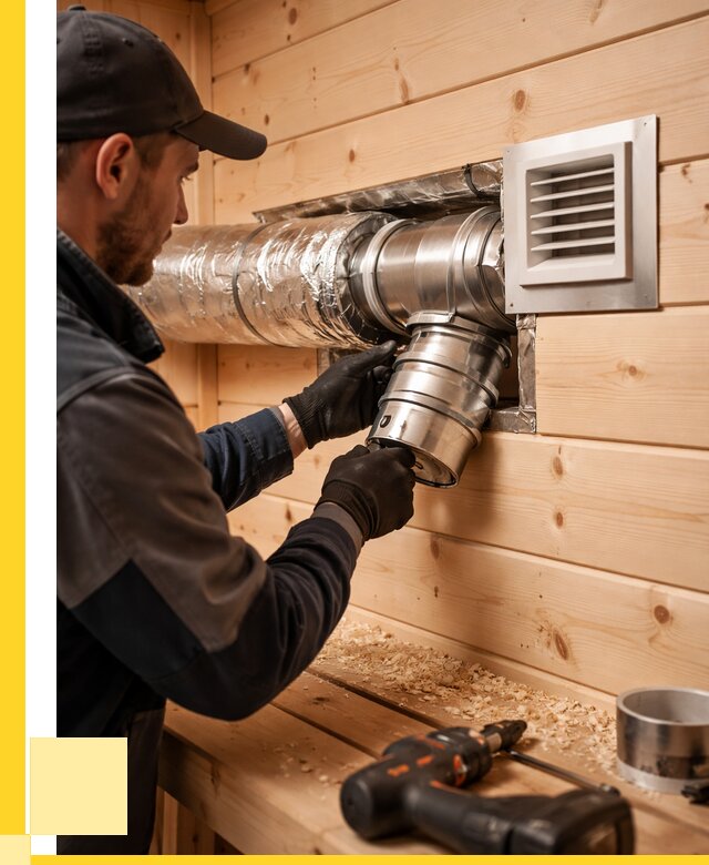 Монтаж вентиляции бани в Тайшете от 12462 р. | ЭриданТшт