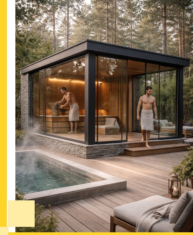 Стеклянные бани и двери в Тайшете от 467325 р. | ЭриданТшт