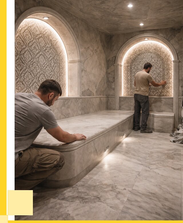 Турецкие бани под ключ в Тайшете от 259625 р. | ЭриданТшт