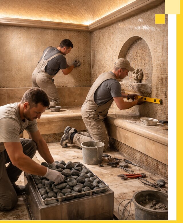 Проектирование и строительство хамама и сауны в Тайшете